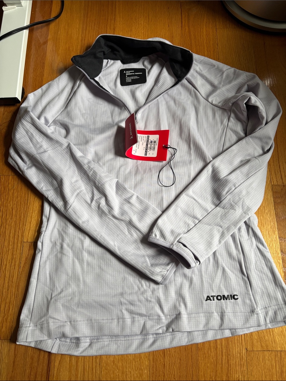 Lilac Quarter-Zip thermal Performance Sweater